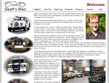 Tablet Screenshot of geoffsshed.net